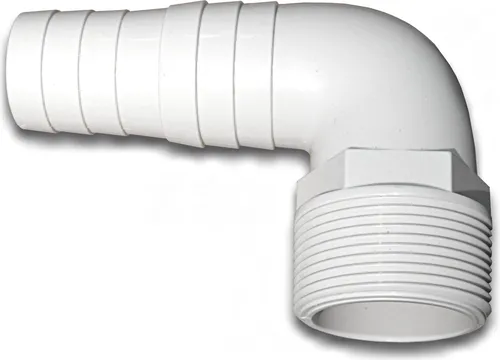 Pool Winkel Pumpenanschluss Schlauch Schlauchtülle Ø 32 / 38 mm x 1 1/2 Zoll Außengewinde