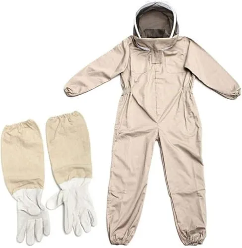 Professioneller Imkeranzug mit Handschuhen und Schutzvorrichtung
