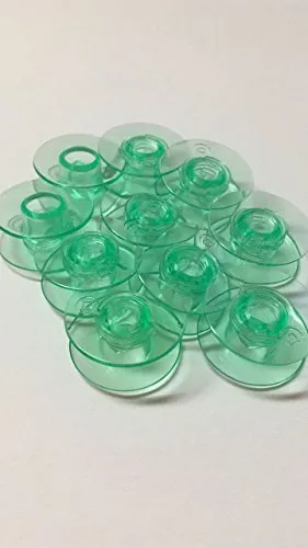 Spulen für Husqvarna Viking Nähmaschinen grün mit horizontalem Greifer für Interlude, Romeo, Rose, 350, 425, 435,555, 545 u.v.m