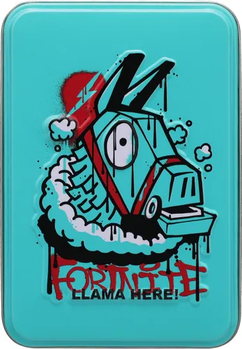 Paladone Fortnite Spielkarten für Poker, Rummy, Go Fish, Kartenspiele, offiziell lizenzierte Gaming-Merchandise & sammelbares Geschenk in Einer Metalldose