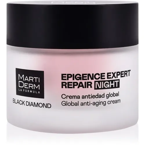 MartiDerm Black Diamond Epigence Expert Repair Night Nachtcreme gegen Falten nachfüllbar 50 ml