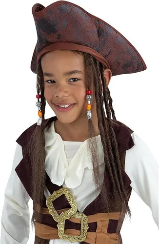Piraten Der Karibik Jack Sparrow Hut Und Haar Halloween Kostüm
