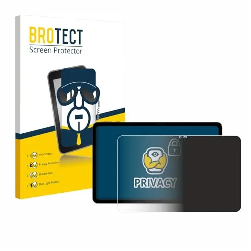BROTECT Anti-Spy Blickschutzfolie für Peaq PET 10980-F628E Privacy Screen Protector [Displayschutz-Folie, Sichtschutz, Blaulichtfilter]