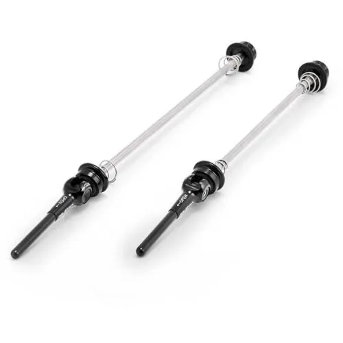 XLC Pro SL Road Nabenschnellspanner QR-L04 Satz (VR + HR) - Schnellspanner für Vorder- und Hinterrad, robust und leicht, ideal für Radfahrer, die Wert auf schnelle Radwechsel legen.