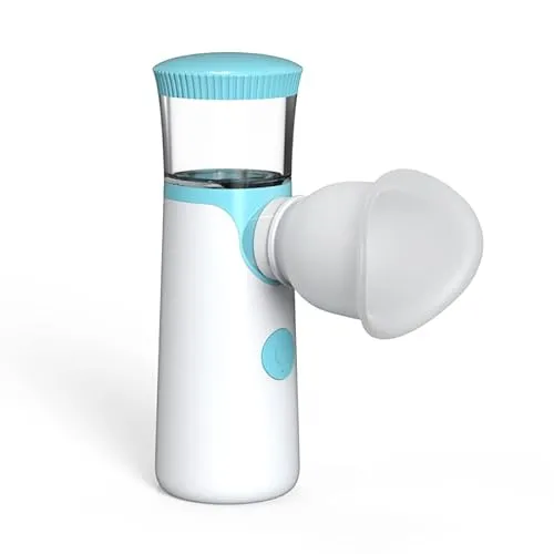 Fututech Vernebler für die Augen, wiederaufladbar, Augenmassage, elektrisch, Luftbefeuchter, Spa, für die Augen, tragbar, zur Linderung der Müdigkeit, Nebulizer for Eye (blau)