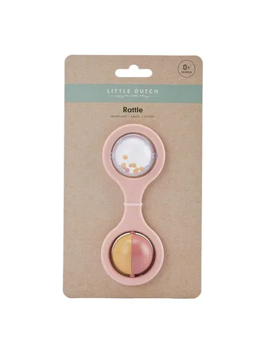 Little Dutch Ball Rattle Pink