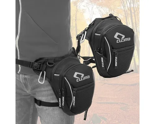 2x Beintasche Bagtecs LB5 erweiterbar 2,8-4,6 Liter - Praktisches Spar-Set mit zwei erweiterbaren Beintaschen für Motorradtouren. Ideal für Chopper, Cruiser und Vintage Bikes. Hohe Flexibilität und stilvolles Design für jeden Fahrer.