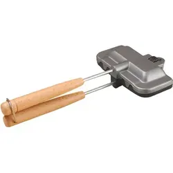 MODFU Universalpfannen Sandwichmaker, Doppelseitiger Sandwichgrill, Sandwich Toaster beidseitig, Sandwichmaker mit Antihaftbeschichtung, Modell 3 - Grau