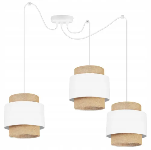 Hängelampe Boho Juta - Stilvolle Deckenleuchte im Boho-Design, aus natürlicher Jute gefertigt und ideal für eine gemütliche Atmosphäre in jedem Raum.