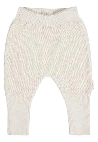 Sterntaler Strickhose aus Baumwollgarn – Unisex Strickhose mit Mitwachsbündchen – gemütliche Struktur – naturfarben, Größe 62