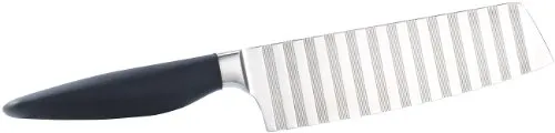 TokioKitchenWare Universal-Küchenmesser: Antihaft-Hackmesser mit 17,5 cm Klinge (Universalmesser Küche, Messer)