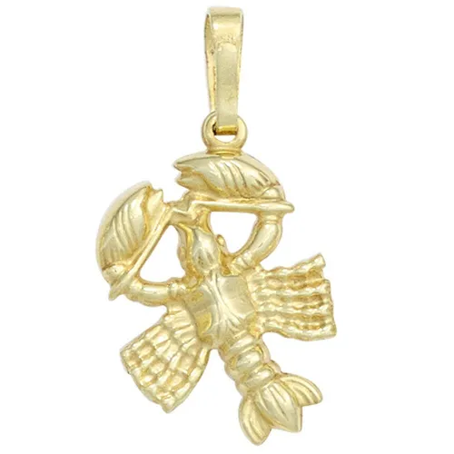 Sternzeichen Anhänger Krebs aus 333 Gold für Damen - Eleganter Halsschmuck aus 8 Karat Gelbgold, ideal für Krebs-Geborene. Perfekt als persönliches Geschenk oder zur individuellen Gestaltung Ihres Looks.