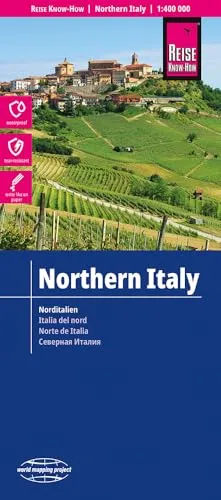 Reise Know-How Landkarte Italien, Nord / Northern Italy (1:400.000): reiß- und wasserfest (world mapping project)