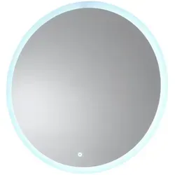 Spiegel mit LED Obersee - Ø 80 cm - Moderner Spiegel mit LED-Beleuchtung, großzügige Reflexionsfläche und hochwertigem Glas, ideal für Ihr Bad oder Wohnraum.