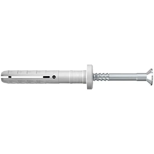 Fischer Nageldübel N 8x120/80 F Flachkopf – 100 Stück - Hochwertige Nageldübel für eine zuverlässige Befestigung. Ideal für Holz- und Betonanwendungen, inklusive 100 Stück für umfangreiche Projekte.