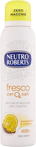 Neutro Roberts Fresco,Deo Spray Bergamotte Ingwer Keine Aluminiumsalze 150ml