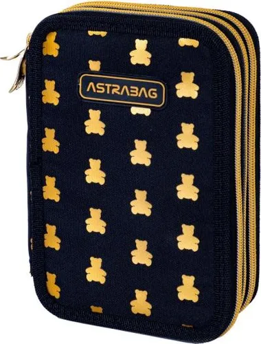 AstraBAG GOLDEN TEDDY dreifach gefaltetes Federmäppchen mit Mine, AC31, 503024053