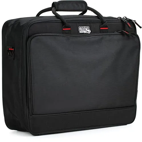 Gator Cases G-MIXERBAG-1815 - Gepolsterte Transporttasche für Mischpulte - Robuste Nylon-Tasche für Mischpulte mit 10-mm-Polsterung und abnehmbarem Tragegurt. Schützt vor Kratzern und bietet externes Kabelmanagement.