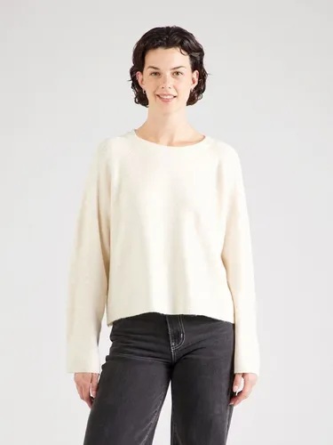 Vero Moda Pullover in Beige - M - Bequemer Rundhals-Pullover für Damen, aus hochwertigem Rippstrick gefertigt, perfekt für stilvolle Alltagslooks.