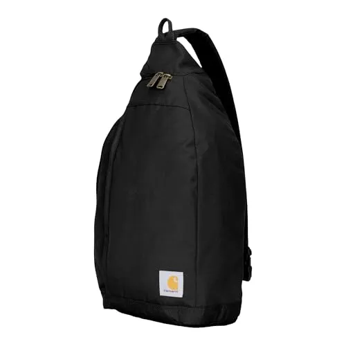 Carhartt Strapazierfähige Crossbody-Rucksack mit Tablet-Hülle, Schwarz, 10 l