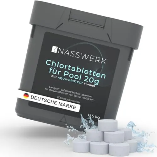 Nasswerk® Chlortabletten 20g in weiß von Nasswerk