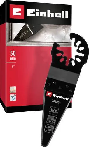 Original Einhell Schaber Spitz (CrV/SK7 Klinge, Schnellwechselfunktion, Elektrophorese-Finishing)
