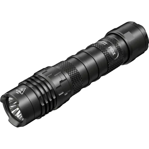 Nitecore P10iX Schwarz Taschenlampe LED - Taschenlampe mit extrem heller LED-Leistung und kompaktem Design, ideal für Outdoor-Abenteuer und Notfälle.