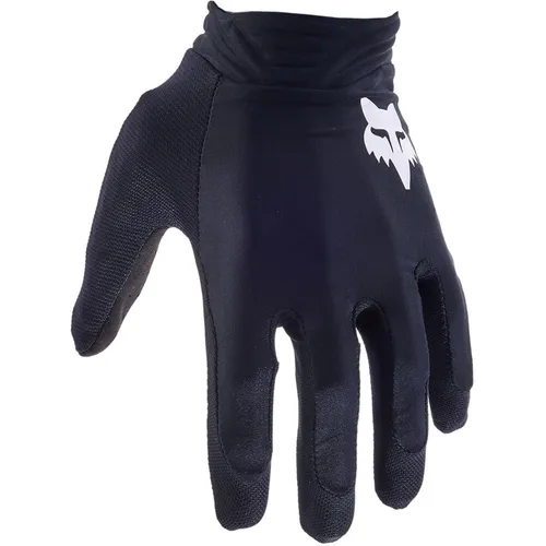 FOX Airline 2023 Motocross Handschuhe - Schwarz-Weiß, Größe L für Männer - Motorradhandschuhe mit formgepresster Neopren-Manschette für optimalen Tragekomfort und ultraleichtem Stretch-Nylon für maximale Bewegungsfreiheit.