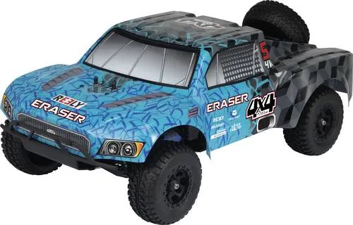Reely Eraser Brushless 1:10 RC Modellauto - RC-Modelle mit kraftvollem Brushless-Antrieb und 4WD, ideal für spannende Offroad-Abenteuer. Inkl. Akku und Ladegerät für sofortigen Fahrspaß!