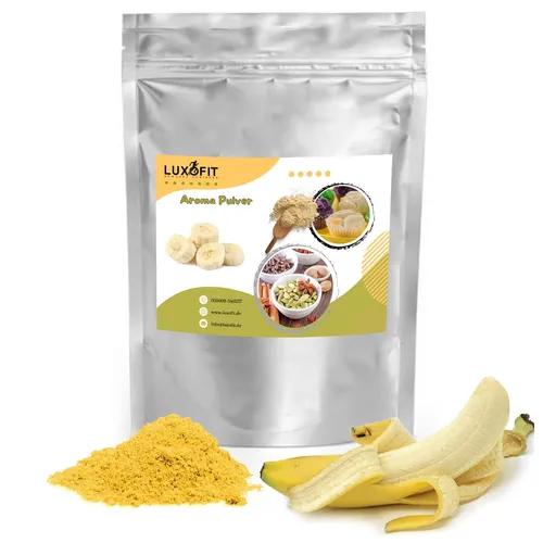 Luxofit Banane Aroma Geschmack Flavour Pulver 200g