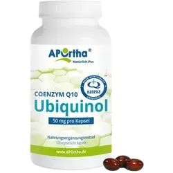 Kaneka UbiquinolTM Coenzym Q10 50 mg - 120 vegetarische Kapseln - Arzneimittel zur Unterstützung der Herzgesundheit mit hochwertigem Ubiquinol, ideal für Vegetarier und rezeptfrei erhältlich.