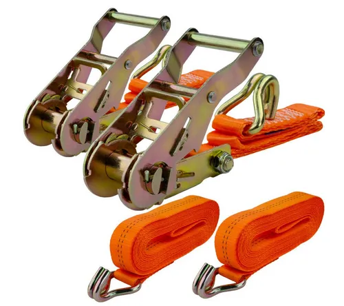 MCS CARGO SECURITY Zurrgurt Spanngurte 2er Set, 1500kg, 5m, Zurrgurte für Ladungssicherung (2-St)