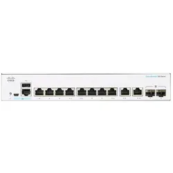 Cisco Business 350 Series CBS350-8P-2G-EU - Netzwerk-Switch mit 8 PoE+ Ports und 2 Combo SFP, ideal für kleine und mittlere Unternehmen, bietet hohe Leistung und Flexibilität.
