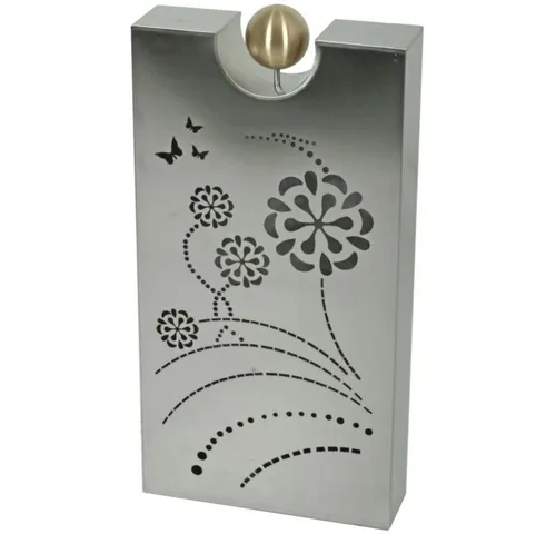 Harms Import Gartenfigur Gartensäule mit Pflanzschale in silber von Harms Import