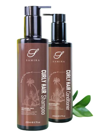 Locken Shampoo & Conditioner Set Traumlocken 250ml - Pflegendes Set für lockenstarkes Haar mit Arganöl. Reinigt sanft, definiert Locken und sorgt für Glanz und Geschmeidigkeit. Ideal für eine mühelose Frisierbarkeit.