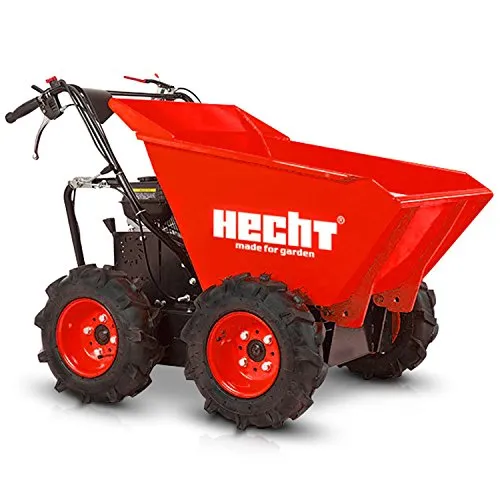 HECHT Mini-Dumper 2636 Muldenkipper – Motor-Schubkarre für vielseitigen Einsatz - Robuste Motor-Schubkarre für Baustellen, Forst- und Landwirtschaft. Ideal zum Transport von Erde, Kies und Schutt – schnell und mühelos.