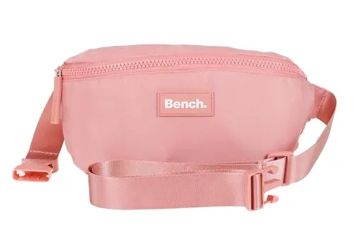 Hüfttasche Bauchtasche Bench Hip Bag Crossbag Urban Wimmerl Gürteltasche Crossover Tasche klein Outdoor Unisex Nova Gürteltasche 64217 Auswahl + Schlüsselmäppchen (Blush Pink (Altrosa) 5700)