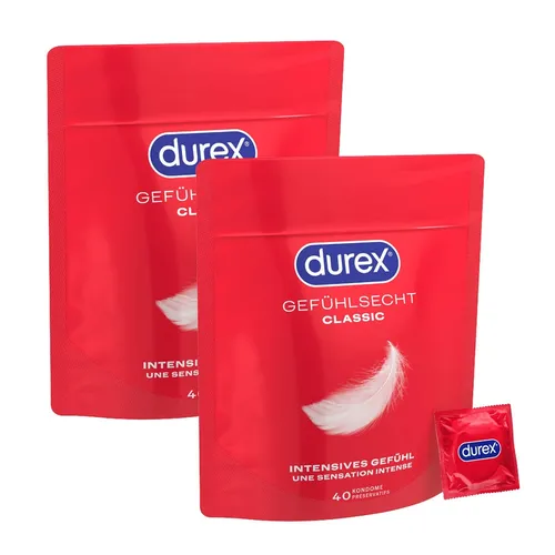 DUREX Gefühlsecht hauchzarte Kondome 2X40 St