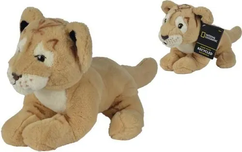 Simba Disney National Geographic Löwe - ca. 25cm - Sonstige, hochwertiges Plüschspielzeug für Kinder, ideal zum Kuscheln und Spielen.