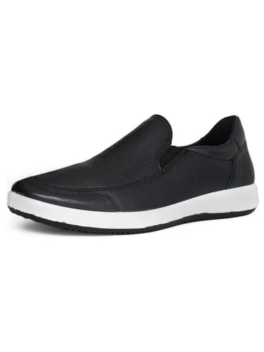 Ara Damen Slipper Roma in Schwarz - Größe 35 EU - Eleganter Damen Slipper aus Glattleder für den Freizeitgebrauch. Bequeme Frottee-Innensohle und Plateauabsatz sorgen für hohen Tragekomfort.