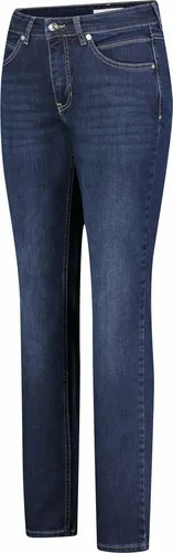 MAC Damen Straight Leg Jeanshose Melanie - Dunkelblaue 48/30L - Jeans mit geradem Bein und hoher Taille, perfekt für einen klassischen Look und hohen Tragekomfort.