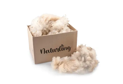 naturling Universaldünger Schafwolle - Schneckenschutz und Wasserspeicher, 1-St., Bio Garten Langzeitdünger zum Mulchen