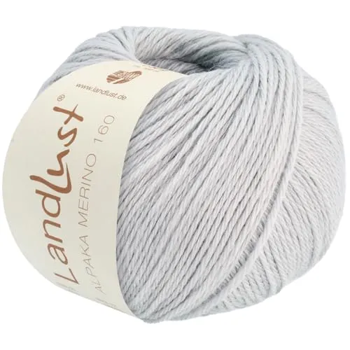 LANA GROSSA Landlust Alpaka Merino 160 | Klassisch verzwirntes Garn aus Merino & Alpaka | Handstrickgarn aus 50% Schurwolle & 50% Alpaka (Baby) | 50g Wolle zum Stricken & Häkeln | 160m Garn FB 439