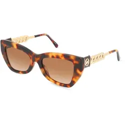 Michael Kors MK2205 Damen-Sonnenbrille Vollrand Butterfly Acetat-Gestell, braun