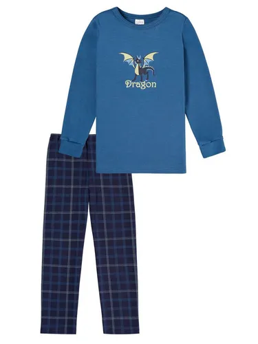Schiesser Pyjama Boys World (2 tlg) schlafanzug schlafmode bequem