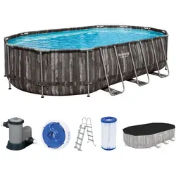 Bestway Pool 366x122 cm in braun von Bestway