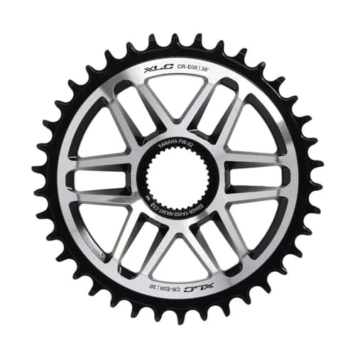 XLC Fahrradketten E-Bike Kettenblatt für Yamaha PW-X2, 38 Zähne - Ketten & Kassetten, direkt montierbar und robust aus Metall für eine optimale Leistung Ihres E-Bikes