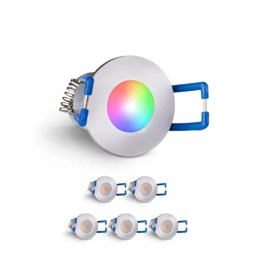 LongLife LED Einbaustrahler Mini 6er Set 3W RGBW von LongLife LED