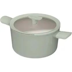 BergHOFF Leo Kochtopf 24 cm – Induktionsgeeignet, 100% recyceltes Aluminium, grün