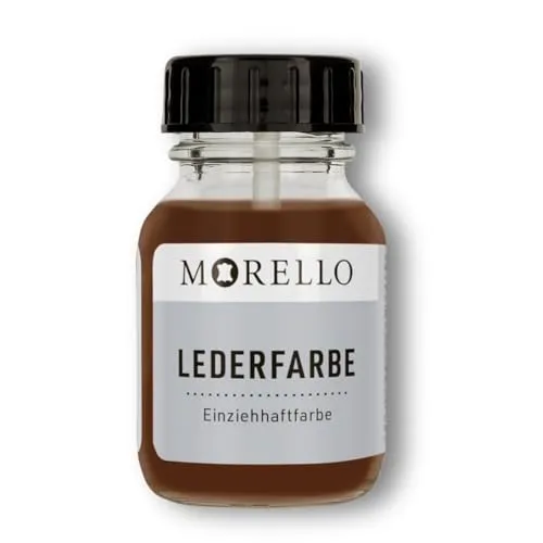 Morello Lederfarbe für Glattleder 40ml Mittelbraun